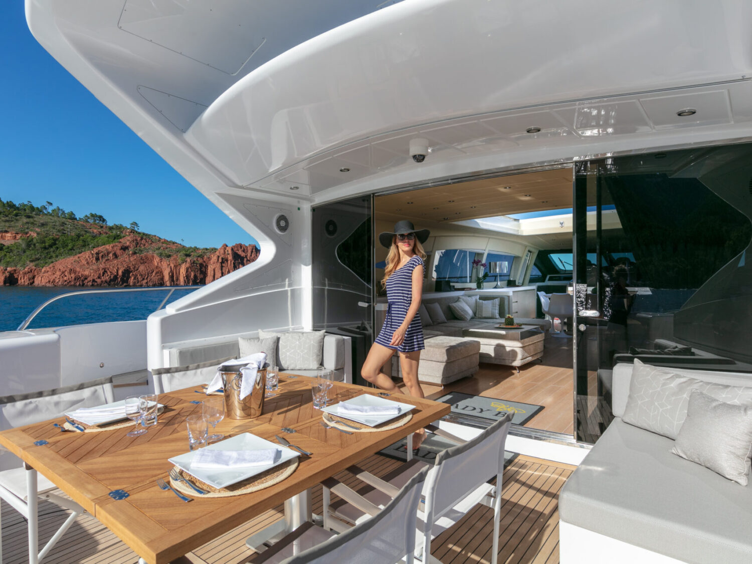 Lady B yacht charter 124