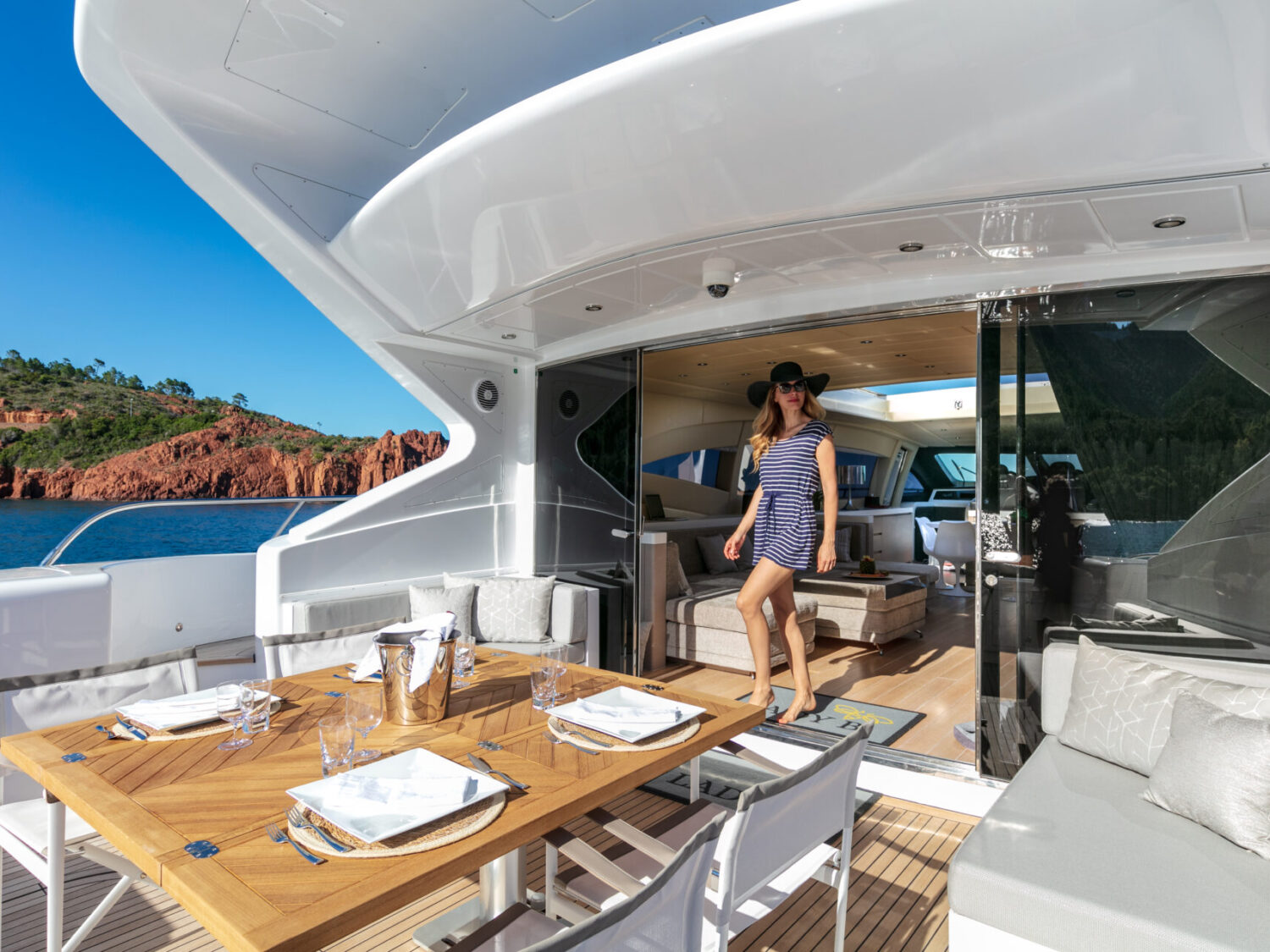 Lady B yacht charter 125