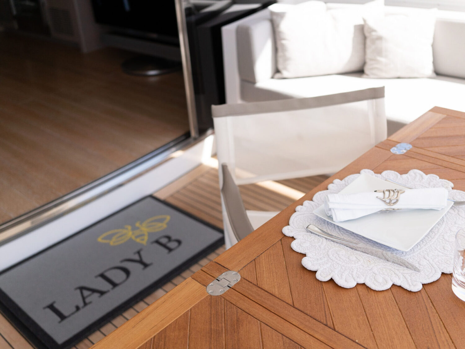Lady B yacht charter 49