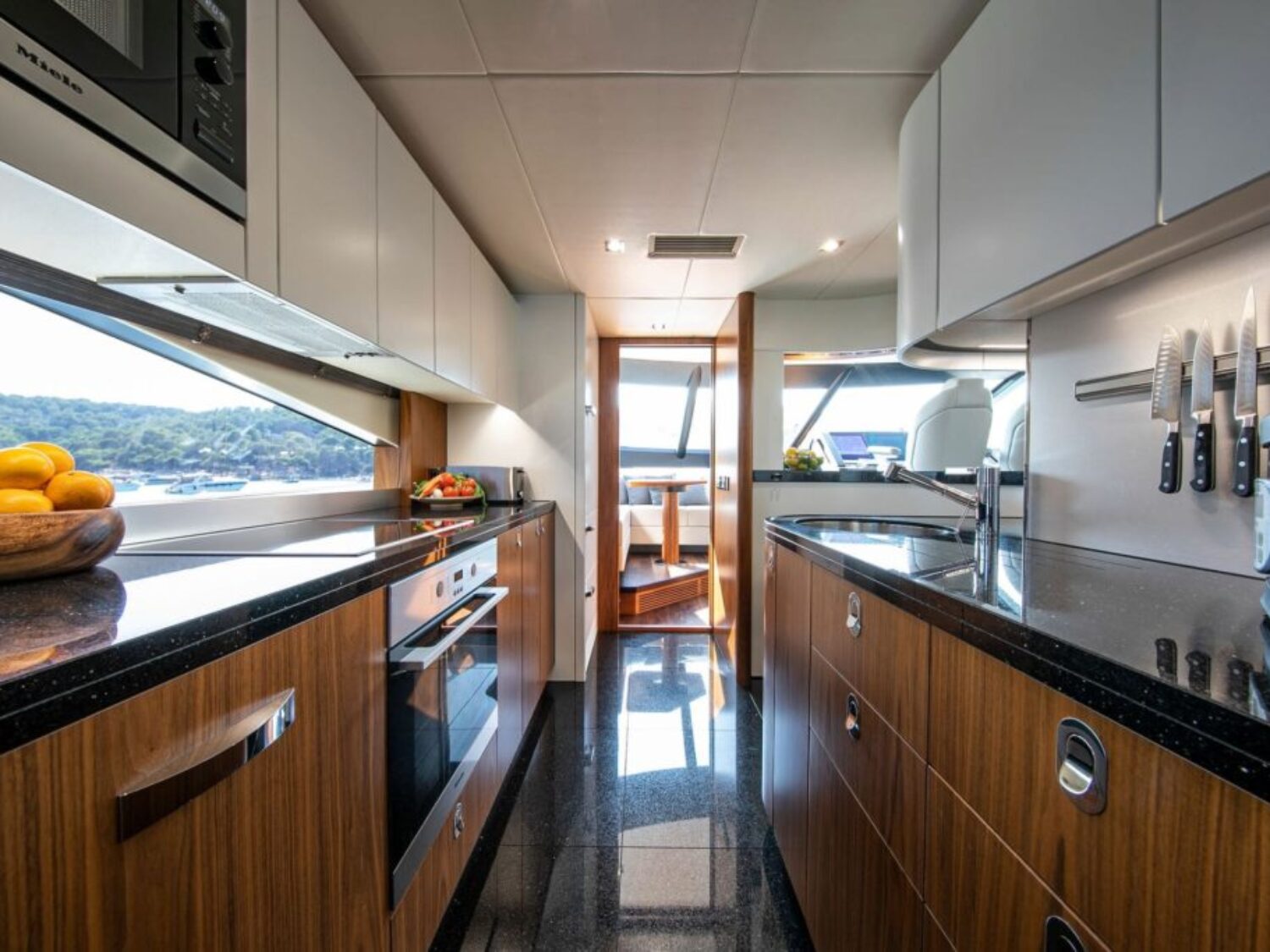 Motor-Yacht-Rush-X-for-charter-in-Mallorca-galley-1024x683
